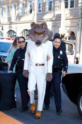 July 23, 2025, Los Angeles, California, USA: Wolf Character at the Premiere of The Bad Guys 2 at the TCL Chinese Theatre IMAX Los Angeles USA - ZUMAg107 20250723_zep_g107_163 Copyright: xNinaxPrommerx