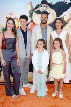 July 23, 2025, Los Angeles, California, USA: Pierre Perifel, Family at the Premiere of The Bad Guys 2 at the TCL Chinese Theatre IMAX Los Angeles USA - ZUMAg107 20250723_zep_g107_131 Copyright: xNinaxPrommerx