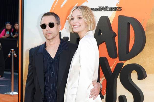 July 23, 2025, Los Angeles, California, USA: Sam Rockwell, Leslie Bibb at the Premiere of The Bad Guys 2 at the TCL Chinese Theatre IMAX Los Angeles USA - ZUMAg107 20250723_zep_g107_153 Copyright: xNinaxPrommerx