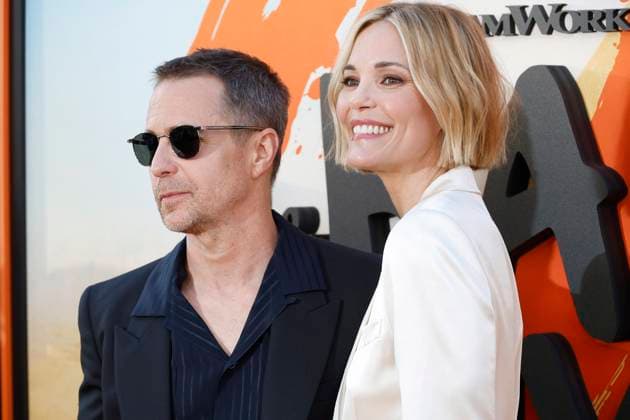 July 23, 2025, Los Angeles, California, USA: Sam Rockwell, Leslie Bibb at the Premiere of The Bad Guys 2 at the TCL Chinese Theatre IMAX Los Angeles USA - ZUMAg107 20250723_zep_g107_154 Copyright: xNinaxPrommerx