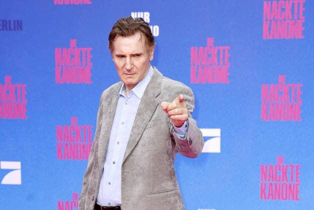 Liam Neeson bei der Die Nackte Kanone Film Premiere am 24.07.2025 im UCI Luxe in Berlin Die Nackte Kanone Filmpremiere mit Pamela Anderson & Liam Neeson in Berlin