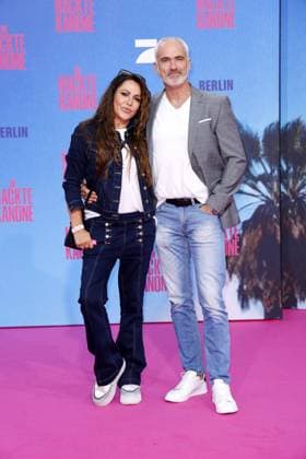 Simone Thomalla und Rene Merten bei der Die Nackte Kanone Film Premiere am 24.07.2025 im UCI Luxe in Berlin Die Nackte Kanone Filmpremiere