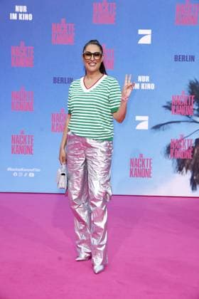 Senna Gammour bei der Die Nackte Kanone Film Premiere am 24.07.2025 im UCI Luxe in Berlin Die Nackte Kanone Filmpremiere