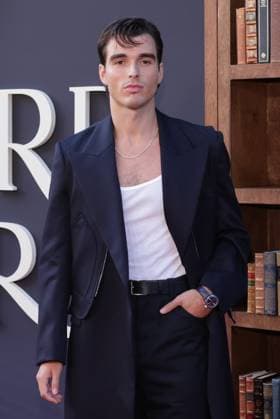 LOS ANGELES, CA - JULY 24: Corey Mylchreest at the NETFLIX Los Angeles premiere of My Oxford Year on July 24, 2025 at the Tudum Theater in Los Angeles, California. Copyright: xMediaPunchx