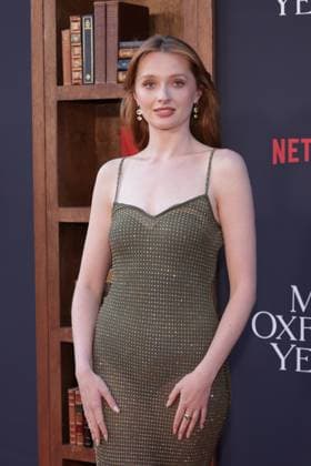 LOS ANGELES, CA - JULY 24: Poppy Gilbert at the NETFLIX Los Angeles premiere of My Oxford Year on July 24, 2025 at the Tudum Theater in Los Angeles, California. Copyright: xMediaPunchx