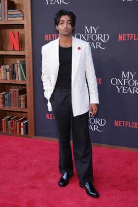 LOS ANGELES, CA - JULY 24: Nikhil Parmar at the NETFLIX Los Angeles premiere of My Oxford Year on July 24, 2025 at the Tudum Theater in Los Angeles, California. Copyright: xMediaPunchx