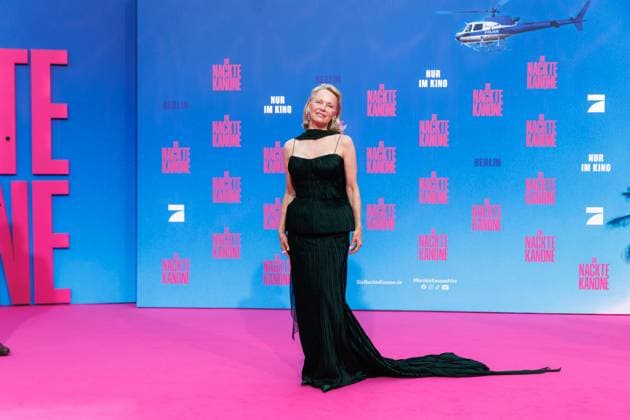 Premiere - Die Nackte Kanone Pamela Anderson bei der Deutschlandpremiere von Die Nackte Kanone im UCI Luxe East Side Gallery Kino am 24.07.2025 in Berlin. Copyright: xEventpressxKochanx