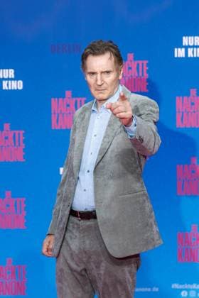 Premiere - Die Nackte Kanone Liam Neeson bei der Deutschlandpremiere von Die Nackte Kanone im UCI Luxe East Side Gallery Kino am 24.07.2025 in Berlin. Copyright: xEventpressxKochanx