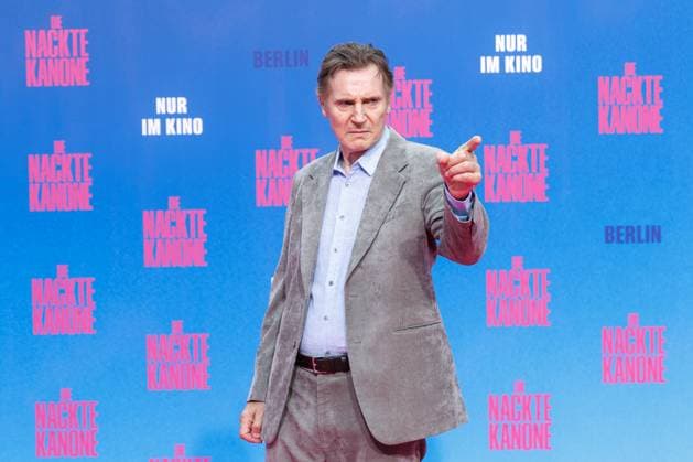 Premiere - Die Nackte Kanone Liam Neeson bei der Deutschlandpremiere von Die Nackte Kanone im UCI Luxe East Side Gallery Kino am 24.07.2025 in Berlin. Copyright: xEventpressxKochanx