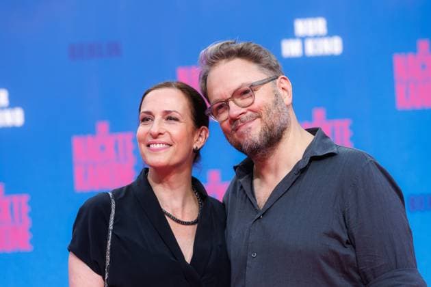 Premiere - Die Nackte Kanone Ulrike Frank und Marc Schubring bei der Deutschlandpremiere von Die Nackte Kanone im UCI Luxe East Side Gallery Kino am 24.07.2025 in Berlin. Copyright: xEventpressxKochanx