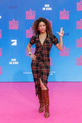 Premiere - Die Nackte Kanone Patricia Meeden bei der Deutschlandpremiere von Die Nackte Kanone im UCI Luxe East Side Gallery Kino am 24.07.2025 in Berlin. Copyright: xEventpressxKochanx