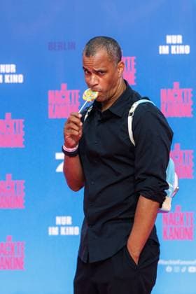 Premiere - Die Nackte Kanone Patrice Bouedibela bei der Deutschlandpremiere von Die Nackte Kanone im UCI Luxe East Side Gallery Kino am 24.07.2025 in Berlin. Copyright: xEventpressxKochanx