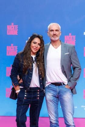 Premiere - Die Nackte Kanone Simone Thomalla und Rene Merten bei der Deutschlandpremiere von Die Nackte Kanone im UCI Luxe East Side Gallery Kino am 24.07.2025 in Berlin. Copyright: xEventpressxKochanx