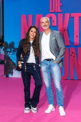 Premiere - Die Nackte Kanone Simone Thomalla und Rene Merten bei der Deutschlandpremiere von Die Nackte Kanone im UCI Luxe East Side Gallery Kino am 24.07.2025 in Berlin. Copyright: xEventpressxKochanx