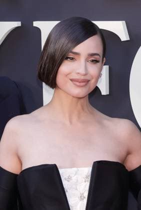 LOS ANGELES, CA - JULY 24: Sofia Carson at the NETFLIX Los Angeles premiere of My Oxford Year on July 24, 2025 at the Tudum Theater in Los Angeles, California. Copyright: xMediaPunchx