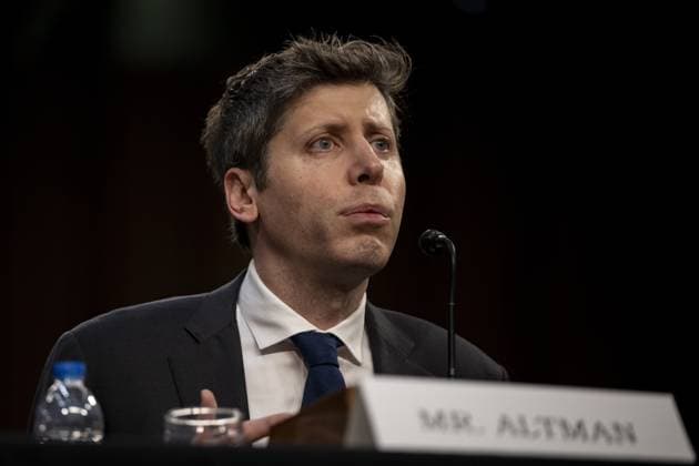 CEO of OpenAI Sam Altman WASHINGTON DC, UNITED STATES - MAY 8: CEO of OpenAI Sam Altman testifies during the Senate Commerce, Science and Transportation Committee hearing titled Winning the AI Race: Strengthening U.S. Capabilities in Computing and Innovation, in Washington, DC, United States on Thursday, May 8, 2025. District of Columbia United States. Editorial use only. Please get in touch for any other usage.  Copyright: x2025xAnadoluxCelalxGüneÅüx