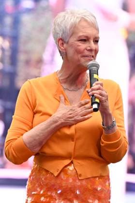 July 24, 2025, Mexico City, Ciudad de Mexico, Mexico: Actress Jamie Lee Curtis is interview during the purple carpet for Freakier Friday movie at Cinepolis Toreo Parque Central. on July 24, 2025 in Mexico City, Mexico. Mexico City Mexico - ZUMAe321 20250724_zea_e321_047 Copyright: xCarlosxTischlerx