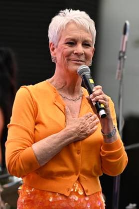 July 24, 2025, Mexico City, Ciudad de Mexico, Mexico: Actress Jamie Lee Curtis is interview during the purple carpet for Freakier Friday movie at Cinepolis Toreo Parque Central. on July 24, 2025 in Mexico City, Mexico. Mexico City Mexico - ZUMAe321 20250724_zea_e321_163 Copyright: xCarlosxTischlerx