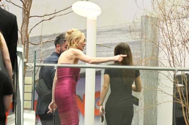 July 24, 2025, Mexico City, Ciudad de Mexico, Mexico: Actress Lindsay Lohan arriving the purple carpet for Freakier Friday movie at Cinepolis Toreo Parque Central. on July 24, 2025 in Mexico City, Mexico. Mexico City Mexico - ZUMAe321 20250724_zea_e321_172 Copyright: xCarlosxTischlerx