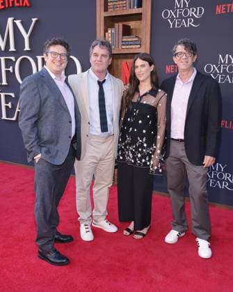 Netflix s My Oxford Year Los Angeles Premiere Isaac Klausner, Marty Bowen, Laura Quicksilver and Wyck Godfrey attend the Netflix Los Angeles Premiere of My Oxford Year at the Tudum Theater on July 24, 2025 in Los Angeles, California. Los Angeles Tudum Theater California USA Copyright: xCraSH imageSPACEx