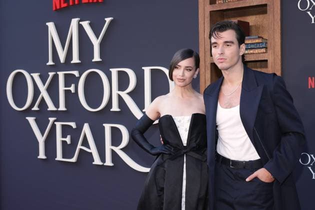 Netflix s My Oxford Year Los Angeles Premiere Sofia Carson and Corey Mylchreest attend the Netflix Los Angeles Premiere of My Oxford Year at the Tudum Theater on July 24, 2025 in Los Angeles, California. Los Angeles Tudum Theater California USA Copyright: xCraSH imageSPACEx
