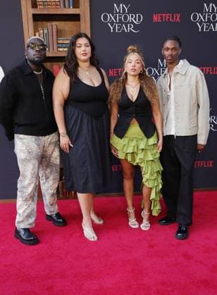 Netflix s My Oxford Year Premiere - LA Donzell Taggart, Katie Roeder, Aaliyah Larsen and Cameron Goode of SZN4 At Netflix s My Oxford Year Los Angeles Premiere At Netflix Tudum Theater , In Los Angeles CA, USA on July 24, 2025. Photo by Fati S ABACAPRESS.COM Lso Angeles CA United States  Copyright: xFatixSadou ABACAPRESS.COMx