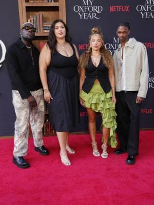 Netflix s My Oxford Year Premiere - LA Donzell Taggart, Katie Roeder, Aaliyah Larsen and Cameron Goode of SZN4 At Netflix s My Oxford Year Los Angeles Premiere At Netflix Tudum Theater , In Los Angeles CA, USA on July 24, 2025. Photo by Fati S ABACAPRESS.COM Lso Angeles CA United States  Copyright: xFatixSadou ABACAPRESS.COMx
