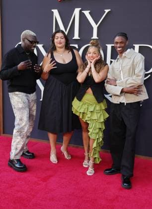 Netflix s My Oxford Year Premiere - LA Donzell Taggart, Katie Roeder, Aaliyah Larsen and Cameron Goode of SZN4 At Netflix s My Oxford Year Los Angeles Premiere At Netflix Tudum Theater , In Los Angeles CA, USA on July 24, 2025. Photo by Fati S ABACAPRESS.COM Lso Angeles CA United States  Copyright: xFatixSadou ABACAPRESS.COMx