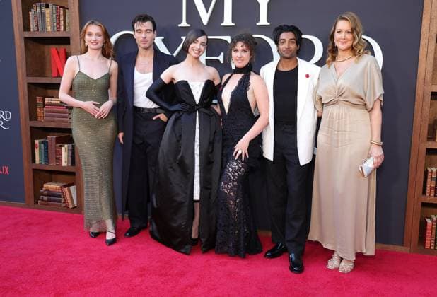 Netflix s My Oxford Year Premiere - LA Sofia Carson, Nikhil Parmar, Poppy Gilbert, Romina Cocca, Esmé Kingdom, Corey Mylchreest At Netflix s My Oxford Year Los Angeles Premiere At Netflix Tudum Theater , In Los Angeles CA, USA on July 24, 2025. Photo by Fati S ABACAPRESS.COM Lso Angeles CA United States  Copyright: xFatixSadou ABACAPRESS.COMx