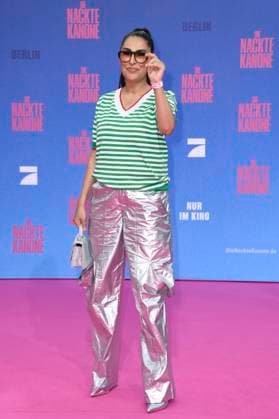 Senna Gammour bei der Premiere des Kinofilms Die nackte Kanone The Naked Gun im Kino UCI Luxe East Side Gallery. Berlin, 24.07.2025