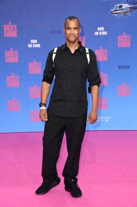 Patrice Bouedibela bei der Premiere des Kinofilms Die nackte Kanone The Naked Gun im Kino UCI Luxe East Side Gallery. Berlin, 24.07.2025