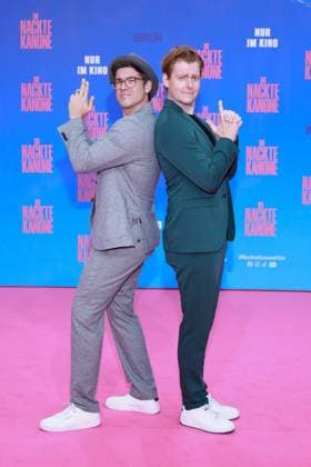 24.07.2025 , Philipp Danne und Johannes Heinrichs zur Deutschlandpremiere von Die Nackte Kanone, UCI Luxe East Side Gallery, Berlin, Berlin
