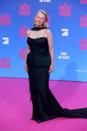 Pamela Anderson bei der Premiere des Kinofilms Die nackte Kanone The Naked Gun im Kino UCI Luxe East Side Gallery. Berlin, 24.07.2025