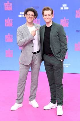 Philipp Danne und Johannes Heinrichs bei der Deutschlandpremiere von DIE NACKTE KANONE in Berlin am 24.07.2025