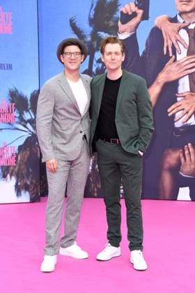 Philipp Danne und Johannes Heinrichs bei der Deutschlandpremiere von DIE NACKTE KANONE in Berlin am 24.07.2025