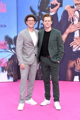 Philipp Danne und Johannes Heinrichs bei der Deutschlandpremiere von DIE NACKTE KANONE in Berlin am 24.07.2025