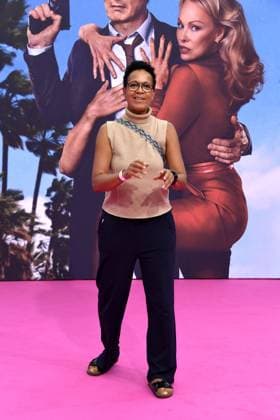 Mo Asumang bei der Deutschlandpremiere von DIE NACKTE KANONE in Berlin am 24.07.2025