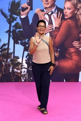 Mo Asumang bei der Deutschlandpremiere von DIE NACKTE KANONE in Berlin am 24.07.2025