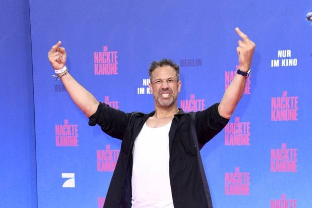 Evil Jared Hasselhoff bei der Deutschlandpremiere von DIE NACKTE KANONE in Berlin am 24.07.2025