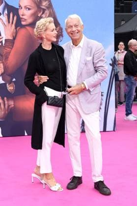 Grit Weiss und Jo Groebel bei der Deutschlandpremiere von DIE NACKTE KANONE in Berlin am 24.07.2025