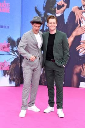 Philipp Danne und Johannes Heinrichs bei der Deutschlandpremiere von DIE NACKTE KANONE in Berlin am 24.07.2025