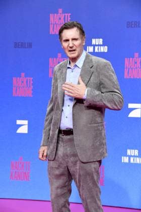 Liam Neeson bei der Deutschlandpremiere von DIE NACKTE KANONE in Berlin am 24.07.2025