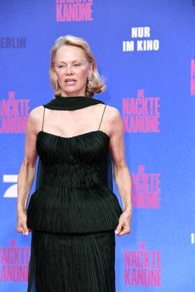 Pamela Anderson bei der Deutschlandpremiere von DIE NACKTE KANONE in Berlin am 24.07.2025