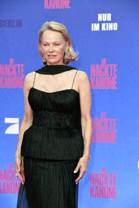 Pamela Anderson bei der Deutschlandpremiere von DIE NACKTE KANONE in Berlin am 24.07.2025