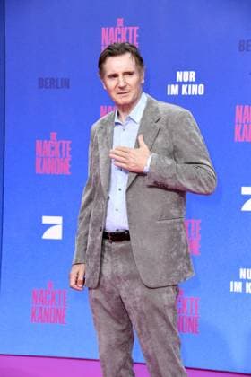 Liam Neeson bei der Deutschlandpremiere von DIE NACKTE KANONE in Berlin am 24.07.2025