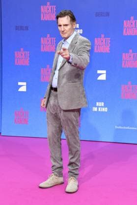 Liam Neeson bei der Deutschlandpremiere von DIE NACKTE KANONE in Berlin am 24.07.2025