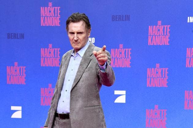 Liam Neeson bei der Deutschlandpremiere von DIE NACKTE KANONE in Berlin am 24.07.2025