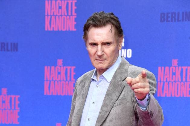 Liam Neeson bei der Deutschlandpremiere von DIE NACKTE KANONE in Berlin am 24.07.2025