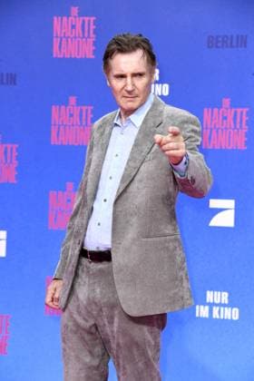 Liam Neeson bei der Deutschlandpremiere von DIE NACKTE KANONE in Berlin am 24.07.2025