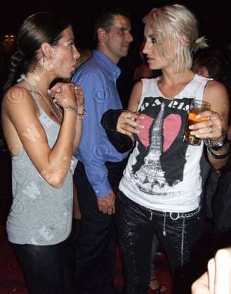 Sarah Connor, her sister Anna-Maria Aftershow-party for the Sarah Connor showcase Sexy as Hell at Spielbank Berlin , Berlin, Germany WENN 2021583.jpg